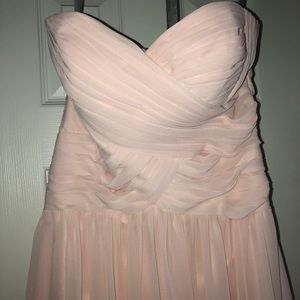 Bill Levkoff bridesmaid/prom dress- pale pink
